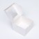 Dessert box, white, 10 x 10 x 6.5 cm