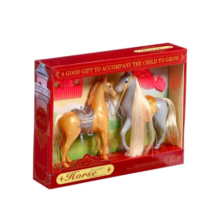 Set of horses "Magic Cones", with accessories-9