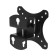 Kronstein Luazon Kron-52, for TV, inclined-horned, 10-27 ", up to 20 kg, black