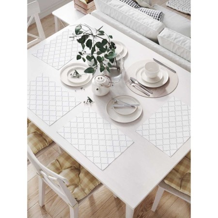 A set of napkins for setting the table "Classic ornament", rectangular, size 32x46 cm, 4 pcs