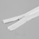 Lightning secret, No. 3, non -income, locking machine, 20 cm, white color