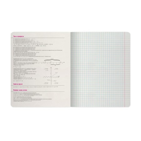 The subject of the "raspberry", 48 sheets in the algebra cage, cardboard cover, SoftTouch lamination-2