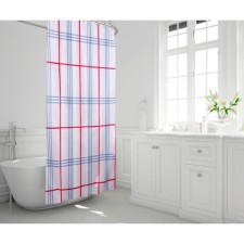 Fabric bathroom curtains, 180 x 200 cm