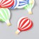 Decor for creativity rubber "Air ball" set 15 pcs mix 3.5x2.5 cm