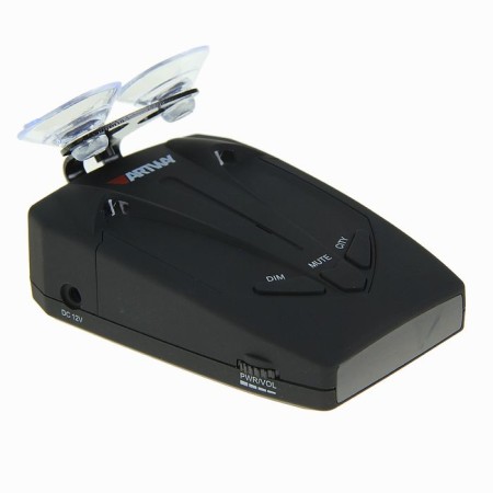 ARTWAY 516 radar detector, LCD display, 360 ° review, matte