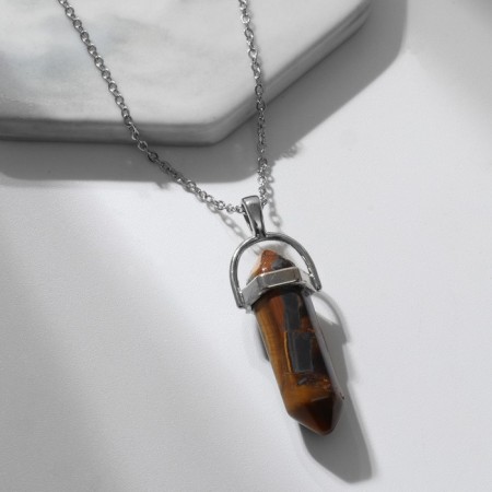 Pendulum "Tiger Eye", on a chain, 40 cm