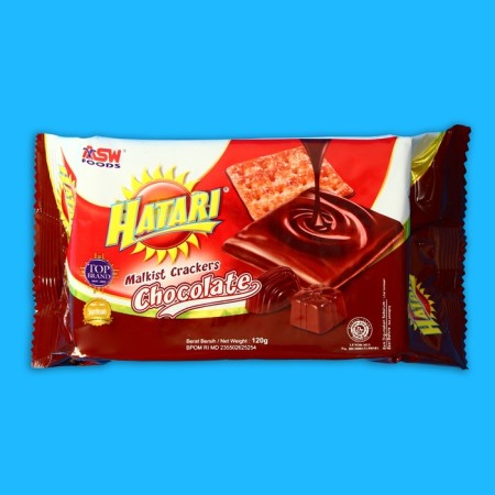 Hatari Malkist Chocolate crackers, 120 g