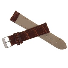 Solomon watch strap, 20 mm, eco-leather, L-19 cm, brown