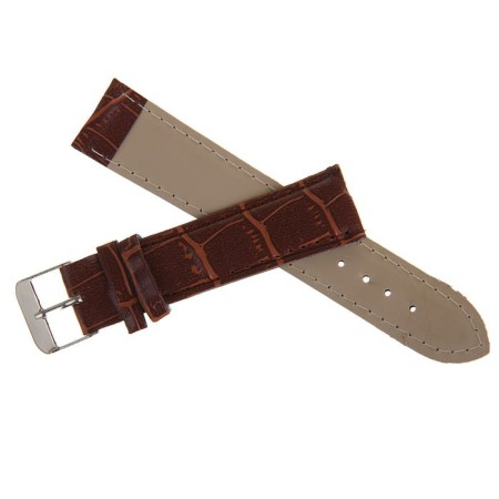 Solomon watch strap, 20 mm, eco-leather, L-19 cm, brown