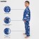 Pajama nursery (shirt, trousers) KAFTAN "Moon" p. 98-104, blue