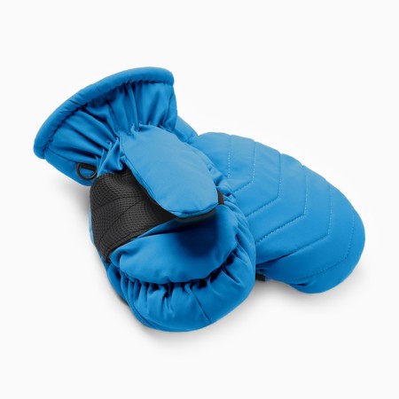 Winter children's mittens minku, blue color, 18cm-1