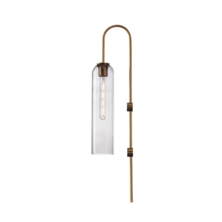 Wall lamp ST LUCE. SL1145.341.01. Callana. 1x60 watts, E27, 10x78 cm, brass color-5