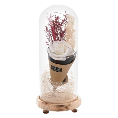 Network Sales "White Rose in the bouquet" LED 3AAA 10x10x21 cm Risalux-7