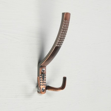 Hook furniture tundra TKT001, three -rod, copper