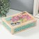 Casket tree "Garden, butterfly and dragonfly" 19x13x5 cm