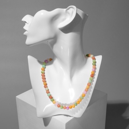 Beads "Joy" colored, beads No. 8, 40 cm-2