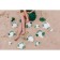 Donested “Papornipot sheet”, D = 25 cm, glass -ceramic, white color