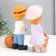 Polystone souvenir "Baby/Baby with a crop in the basket" Set 2 pcs 14x6.8x6 cm