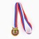 Thematic medal 197, “Football”, D = 5 cm. Color gold. With a ribbon