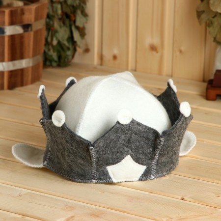 Hat for the bath "Crown Tsarskoye", felt
