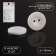 A set of buttons, 2 punctures, d = 18 mm, 10 pcs, in a blister, white color