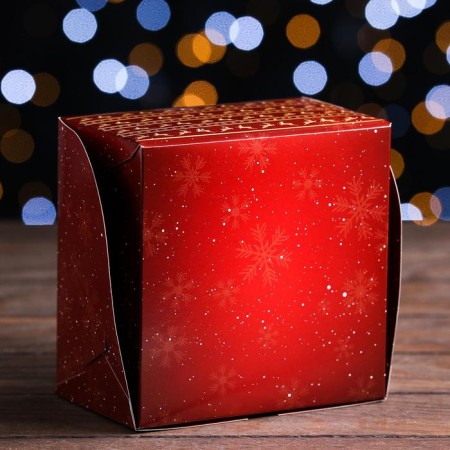 The box is folding, double -sided, "golden hoof", 16 x 16 x 10 cm-1