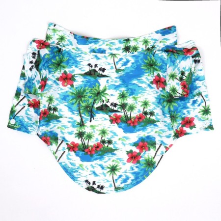 Dog shirt "Tropics", XS (DS 20. OG 28, Osh 19 cm), Blue-6