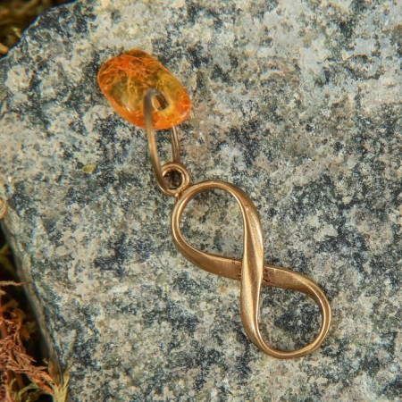 Tailor-Talisman "Infinity", natural amber-4