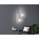 LED LED SCREED AMBRELLA LIGHT, LINTECH, FL66366, LED, 38 W, 2850LUM, 4200K, black color, white matte