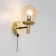 Sconces Citilux "Charlize" CL143413, 13x20.5 cm, 1x40W, E14, brown color
