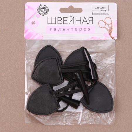 Cleaner clan 16 × 3.6 cm, 3 pcs, black color-3