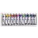 Temporary paints, set of 12 colors x 18 ml, ZHK "Master class" colorism. Bright palette, 16412282