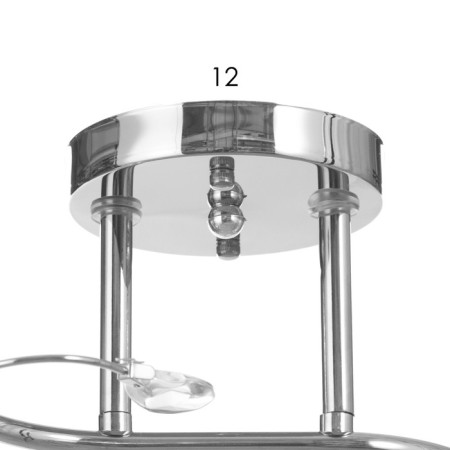 Cellular Grace 2HE27 40W Chrome-4
