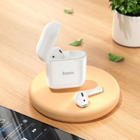 Hoco Ew06, TWS, wireless headphones, inserts, BT 5.1, 35/300 mAh, white-8