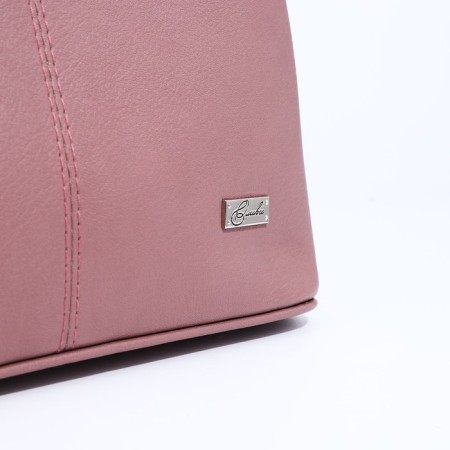 Olivi-tout bag on lightning, pink color-3
