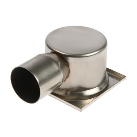 Zein English, 100x100 mm, horizontal, d = 50 mm, corner production, stainless steel-4