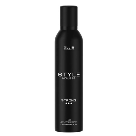 Mousse for laying hair of strong fixation OLLIN STYLE, 250 ml