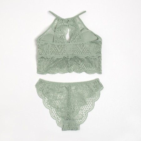 Female set (top, panties) olive color, size 42-44-2