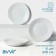 A set of dessert plates "Diva", d = 19 cm, 6 pcs, glass ceramic, white color