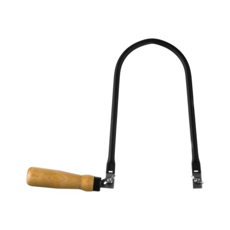 Lobzik manual Sibin 15301-25, wooden handle, 130x300 mm, without canvas-1