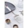 Culinary spatula "premiere", length = 33.8 cm, thickness = 1 mm, with a plastic handle
