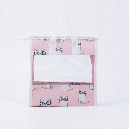 Lightning cosmetic bag, pink color-2