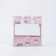 Lightning cosmetic bag, pink color