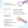 Medicine input dispenser, lavender color