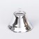 Bell for needlework, size 1 pc. - 3.8 cm, silver color