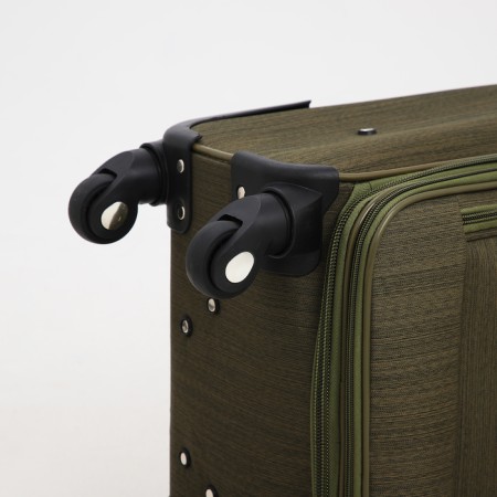 Small suitcase 20 "on lightning, code castle, with extension, khaki color-7