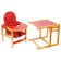 Ksenia feeding chair, transformer, red color