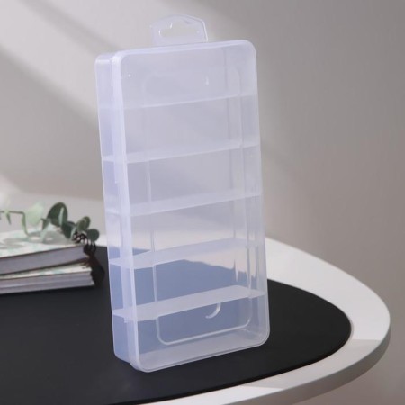 Organizer for storage, 6 cells, 21 × 10.5 × 3.5 cm-3