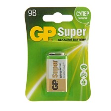 Alkalin battery GP Super, 6LR61 (6LF22, MN1604) -1BL, 9V, crown, blister, 1 pc.
