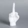 Figure candle "Hand-fake", 10x4 cm, white